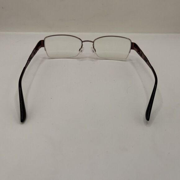 Elle Eyeglasses Color RE Half Rim Designer Frames Only Pink 53-17-135 - Picture 5 of 6